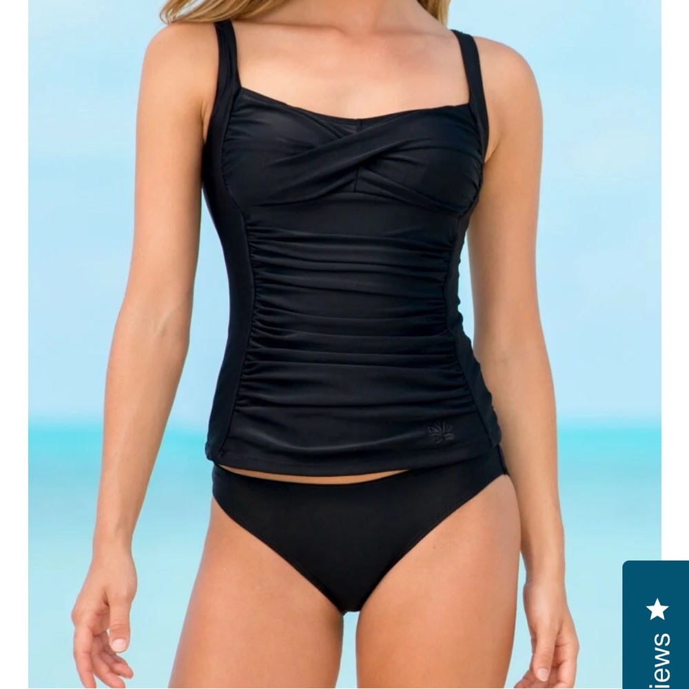 Hapari Black Slimming Tankini - Large